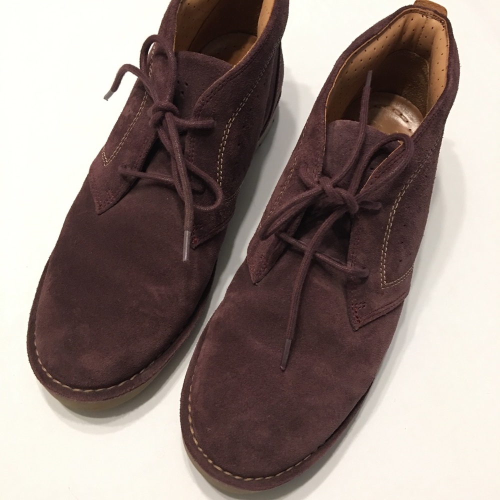 Clarks Un Astin Chukka Boot Aubergine Size 10 - image 7